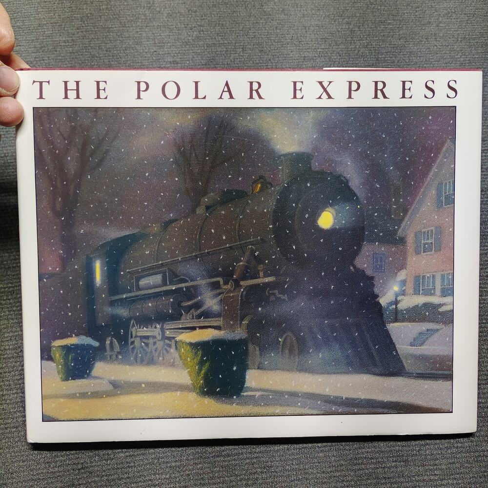 The Polar Express Hardcover Book by Chris Van Allsburg - Holiday Classic
